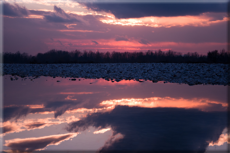 foto Tramonto sul fiume Brenta